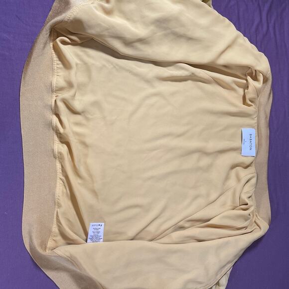Aritzia Babaton Gilroy Blouson Bomber Jacket in Yellow/Golden Zip Up - Large - Picture 9 of 12